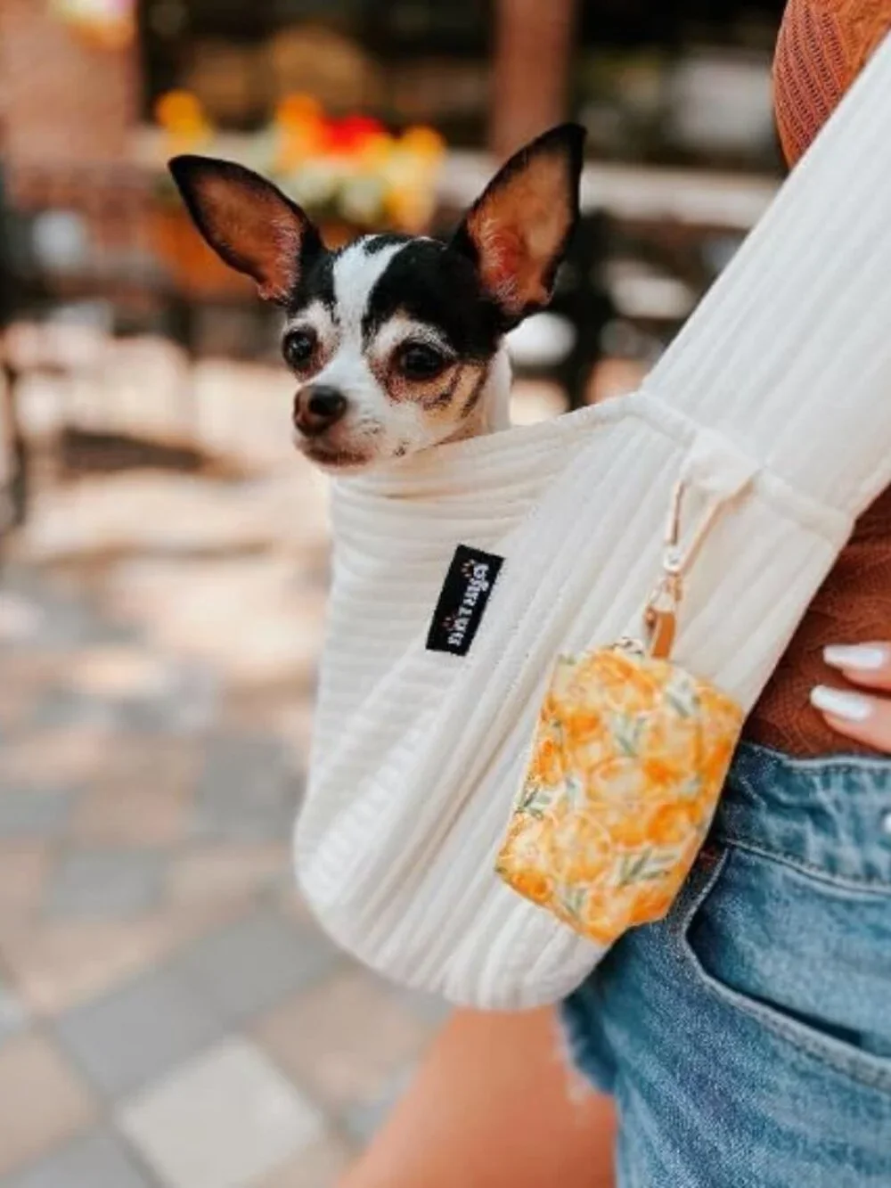 Dog Cat Carrier Sling Pet Bag Travel Shoulder Tote Puppy Small Carry Pack
